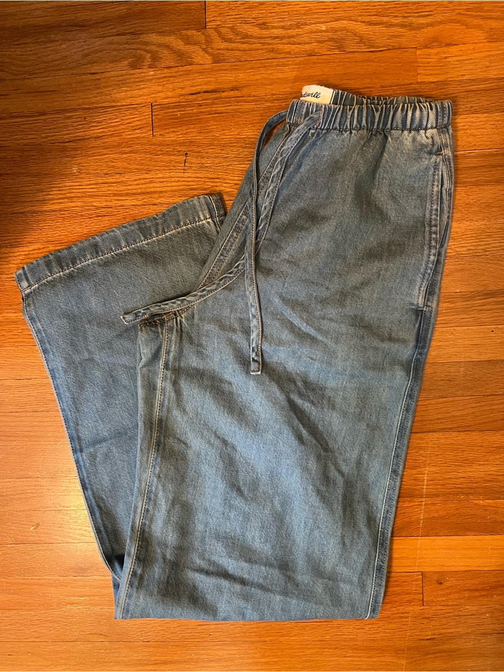 Madewell airy denim pants